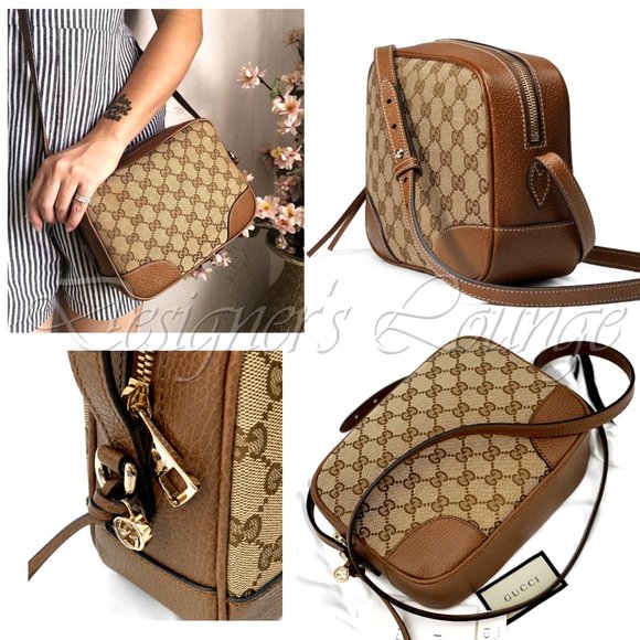 Gucci Handbags - NEW GUCCI Bree Guccissima GG Canvas Crossbody Bag